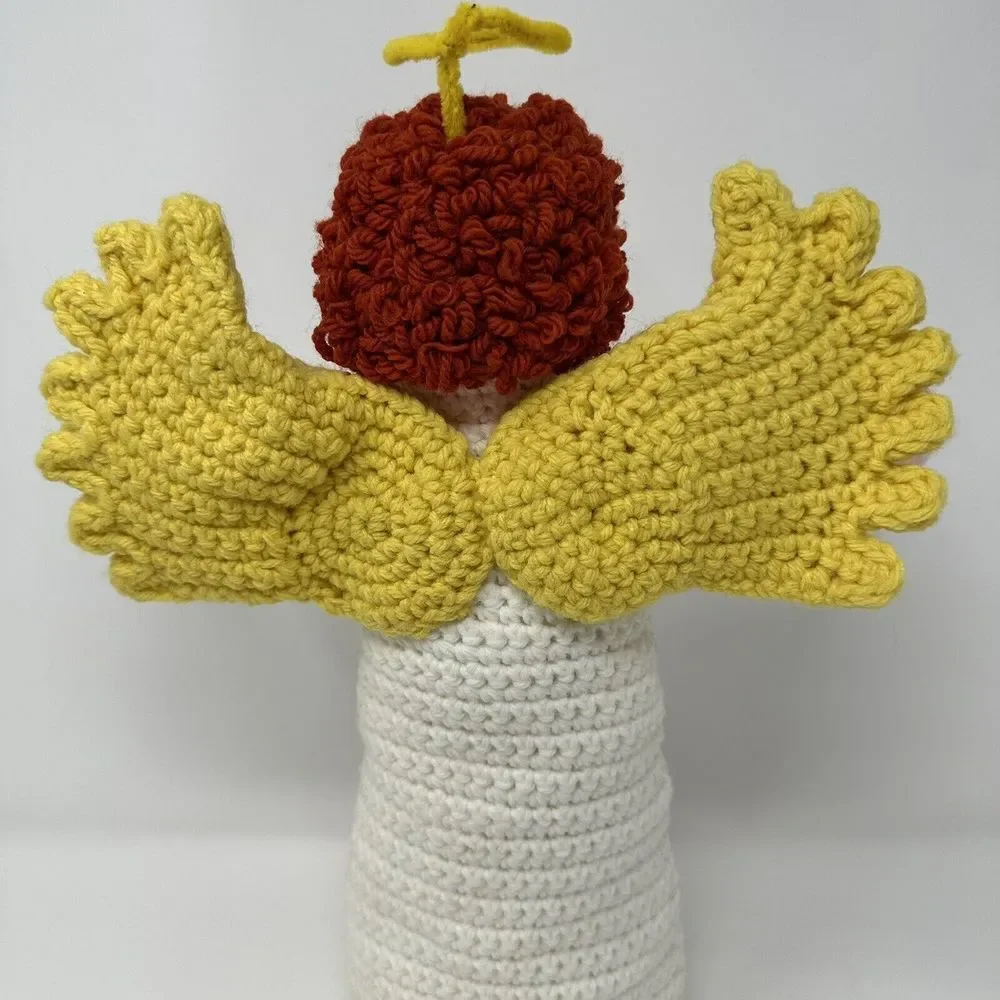 Vintage Handmade Crochet Angel Plush‎ Stuffed 14